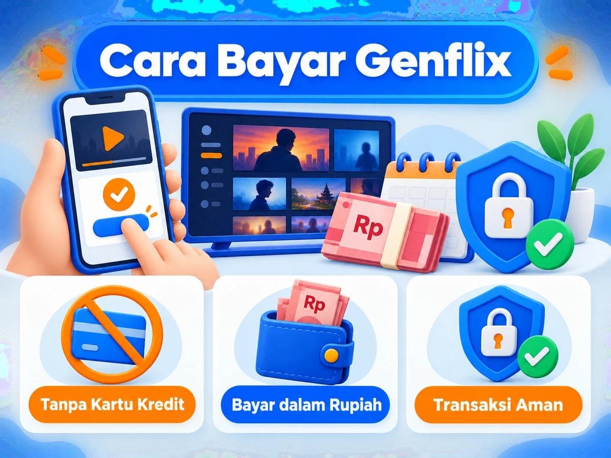 Cara Bayar Genflix dari Indonesia Tanpa Kartu Kredit